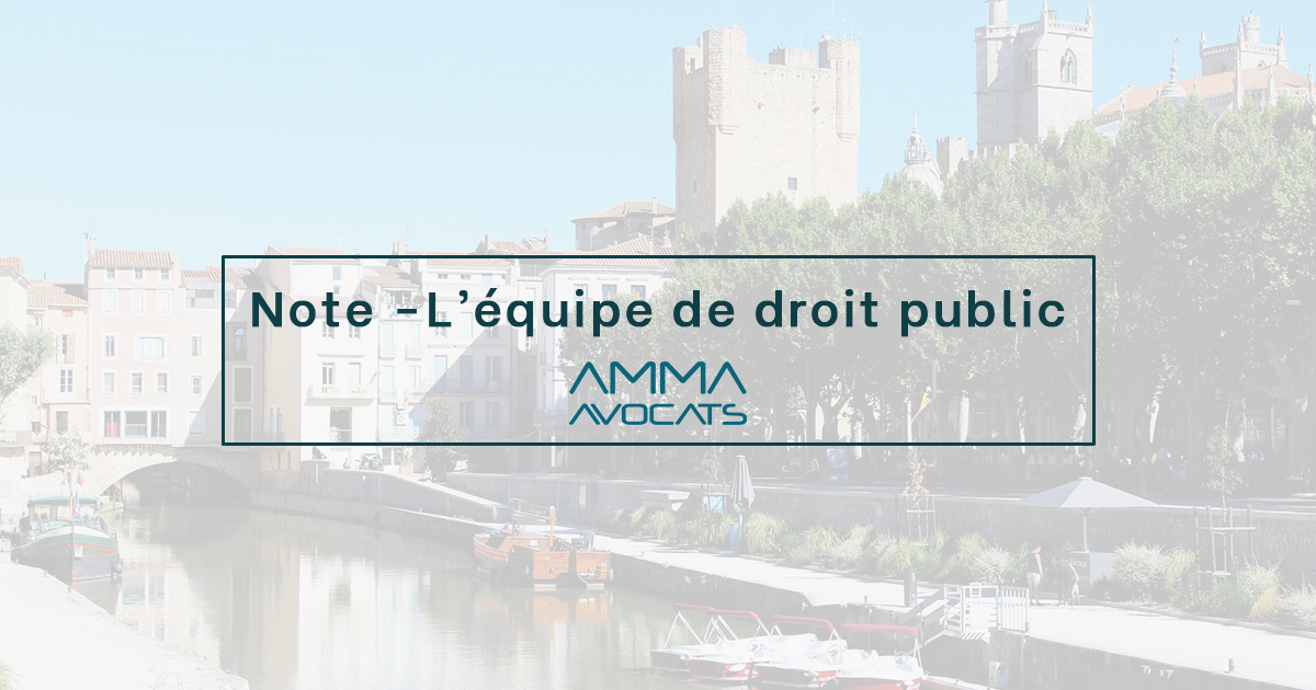 LE CABINET AMMA DÉFEND L’ARRÊTÉ DU MAIRE DE NARBONNE AUTORISANT L’OUVERTURE DES COMMERCES NON-ALIMENTAIRES